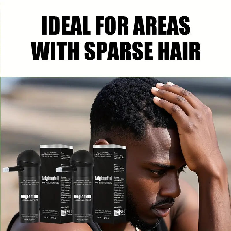 Adglamful 15g All In One Hair Fiber Powder 1pc Instant Volume And Full Coverage for Men And Women