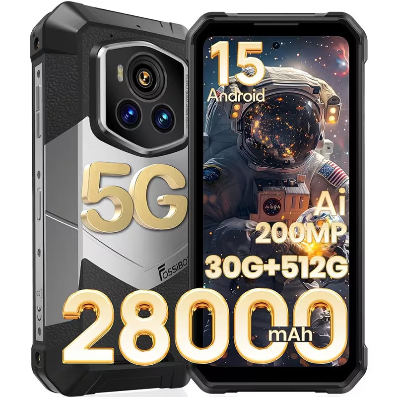 Fossibot F107 Pro, MediaTek Dimensity 7300, 30GB RAM & 512GB Storage