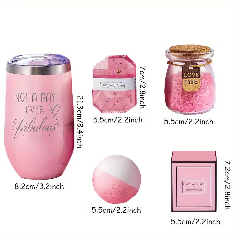 Spa Gift Basket Set for Women, Valentine's Day Gifts for Wife And Girlfriend, Mother's Day Gifts for Daughters And Mothers, Women's Best Friends And Sisters, Self-care Gifts