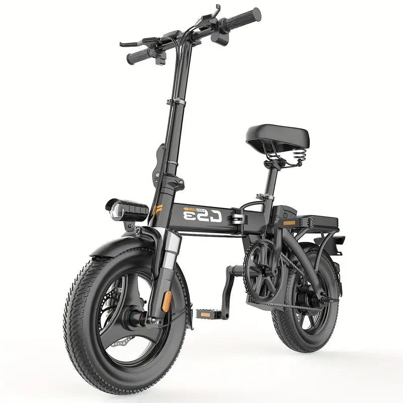 Adult Electric Bike with 740W Peak Power, 45MPH Folding E-Bike