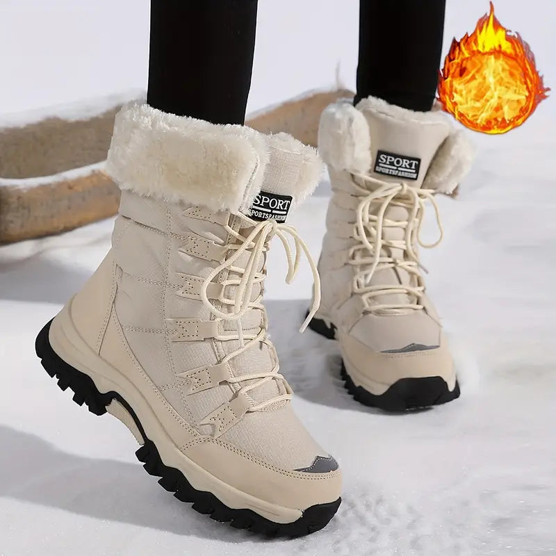 Cozy Fleece-Lined Women's Winter Boots