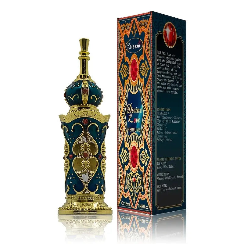 Divine Love Perfume - 0.41oz Oriental Cologne For Men - Exotic And Long - Lasting Scent