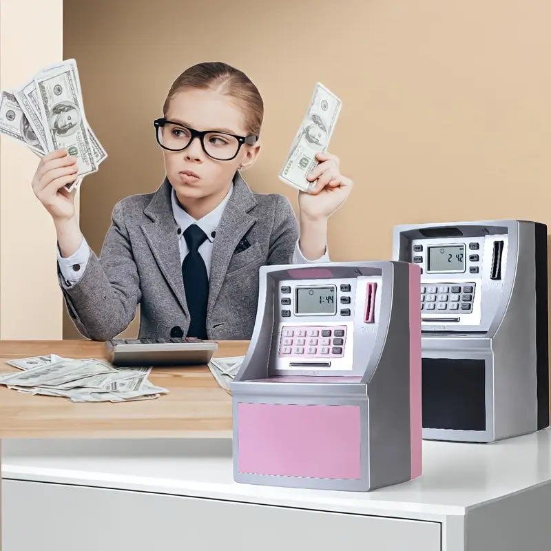 Extra Large Storage ATM Bank, Savings Card, ATM Penny Bank