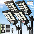Lights Outdoor 400 LED Beads, 6500K Waterproof Sensor Solar Floodlight with Remote Control