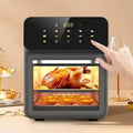Multifunctional Air Fryer Toaster Oven, 5-in-1 XL Convection Oven with Integrated Smart Cooking Thermometer