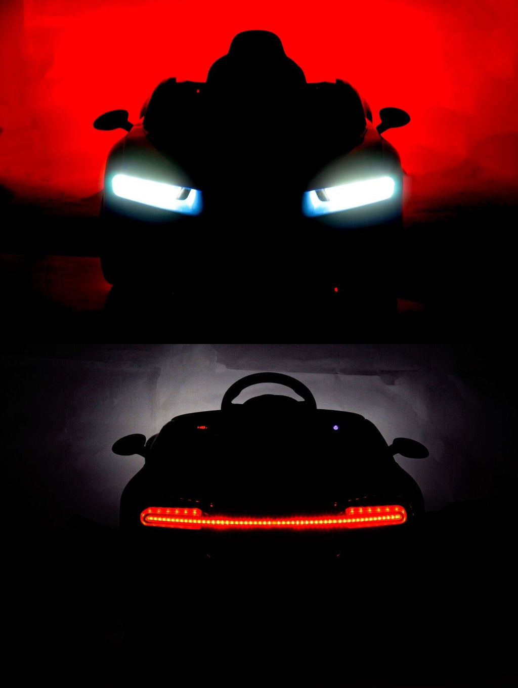 Licensed Bugatti R/C Car with Music, Leather Seat, and Multiple Color Options