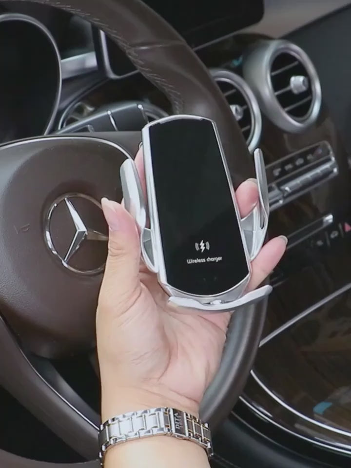 Wireless Charger For Mobile Phones In Cars. Available In 2 Colors
