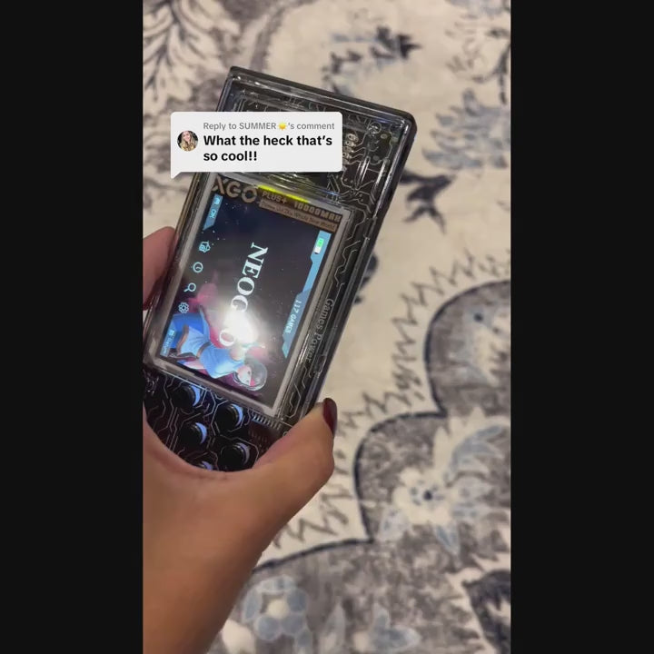 2-in-1 Handheld Game Console with Magnetic Power Bank