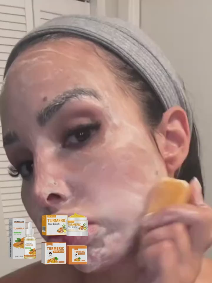 3pcs/ Set (turmeric Cream, Turmeric Essence Soap, Turmeric Oil), Moisturizing Skin Care Set