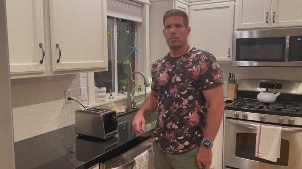 Touch Screen Toaster 2 Slice, Stainless Steel Smart Digital Toasters with Memory Function