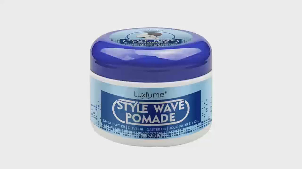 Men'S Natural Wave Pomade - Strong Hold, Non-Greasy Formula For 360 Waves