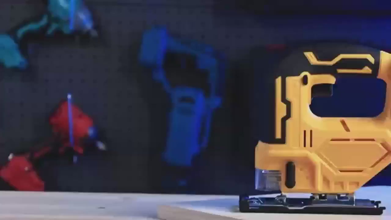 Cordless with LED Work Light & 3-Position Orbital Cutting (Straight/Curve/Bevel/Circle)