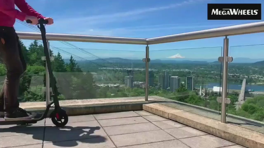 S10 Foldable Electric Scooter - 15.5mph Top Speed, 3 Speed Modes, 8" Solid Tires